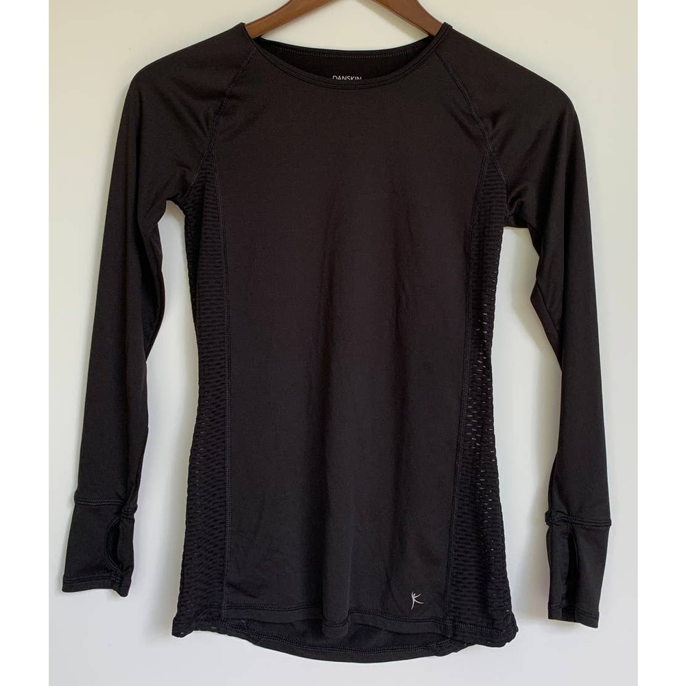 Danskin Now Black Workout Top